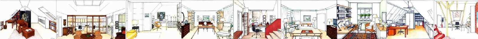 Arbeitszimmer Innenarchitekt