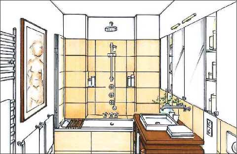 Badezimmer Innenarchitekt