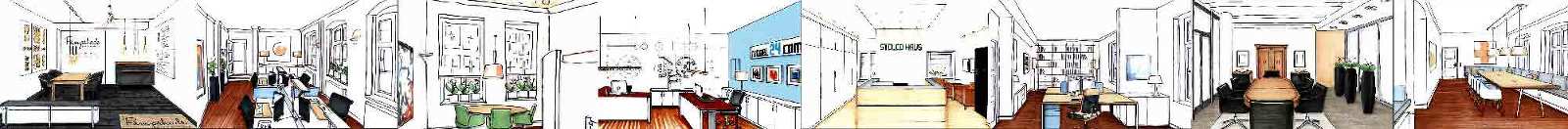 Büro-Agenturen-Praxen-Innenarchitekt