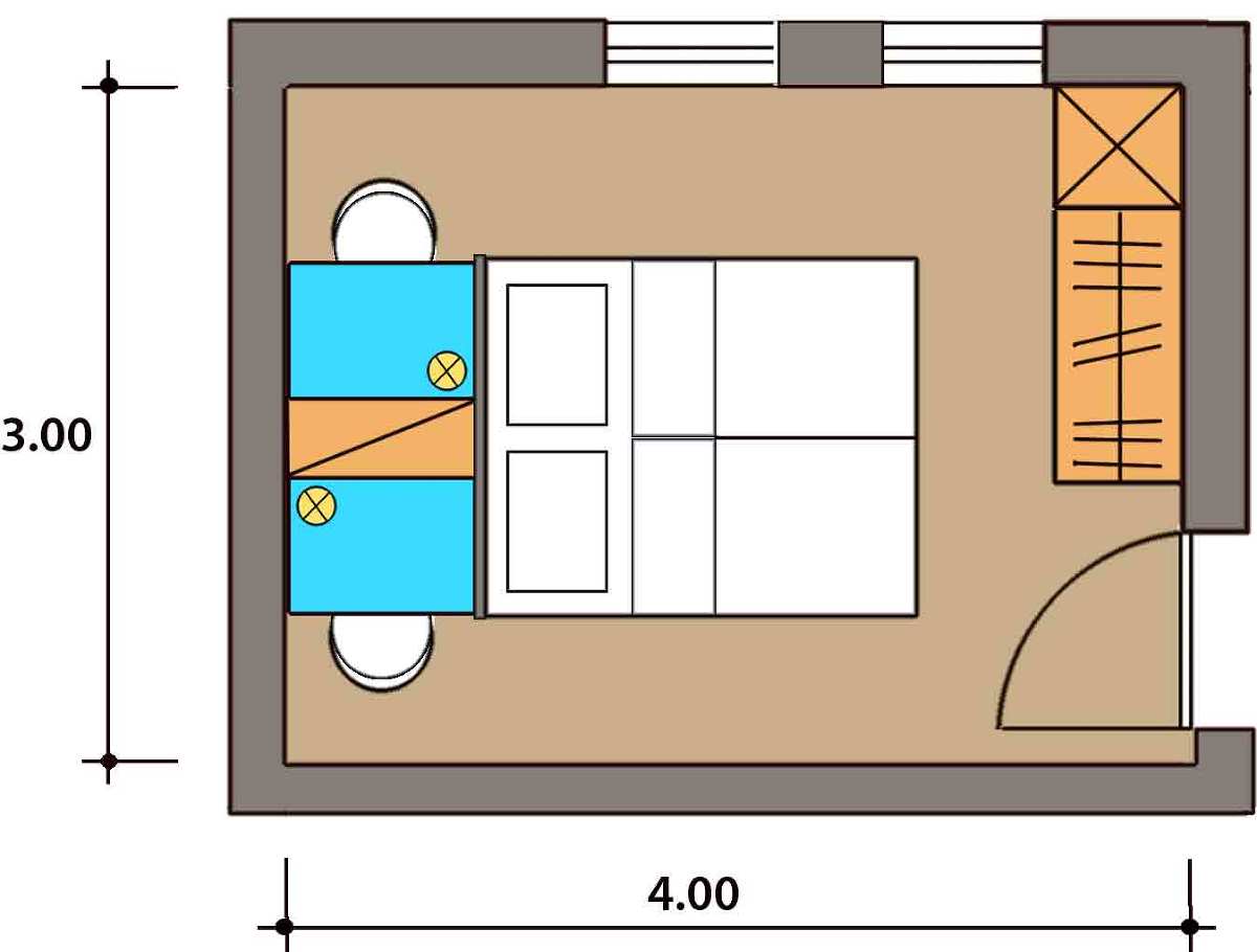 homeoffice im schlafzimmer einrichten
